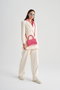 Lucky Bees Bolso de Mano Rosa